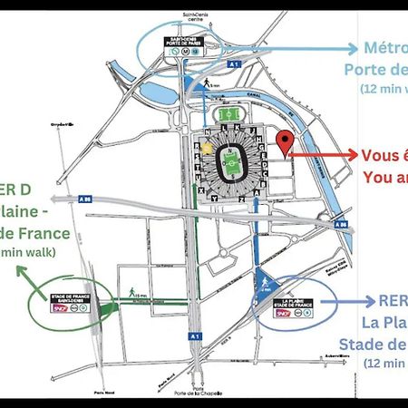 F2 Paris 10Eme Gare Du Nord - Stade De France - Parking サン＝ドニ エクステリア 写真